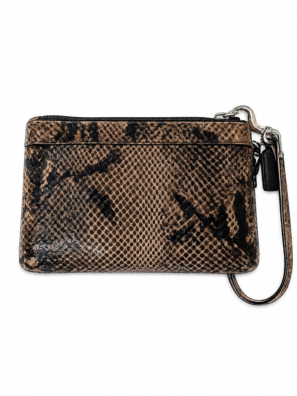 Coach Soho Python Embossed Wristlet - Picture 3 of 5